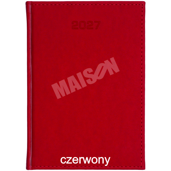 Kalendarz Velour dzienny A4 2027 z grawerem